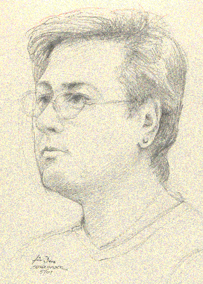 Portrait gezeichnet von Eugen Zenzinger